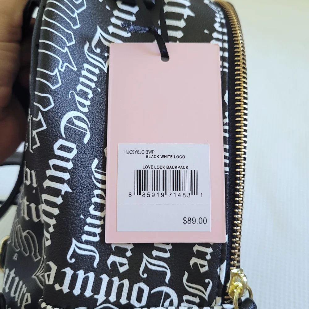 ✨️HP✨️ Juicy🍊 Couture Love♥️ Lock🔐 Mini Backpack🎒 - NWT - Picture 16 of 16